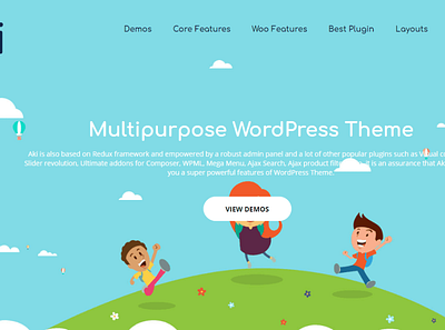 【WordPress 付費主題免費下載】Aki – Multipurpose Kids WordPress Theme techmoon wordpress wordpress theme wordpress 主題 wordpress 免費主題 科技月球