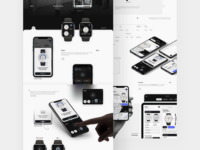 Watch Store Presentation app application behance concept design layout layout design layouts nomos presentation presentation design sketch store ui watch watches