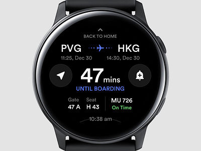 Flight Notification Watch Version