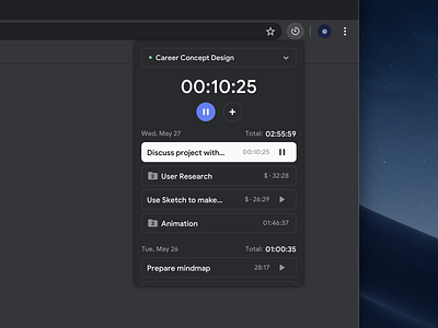 Time Tracker Extension (Chrome)