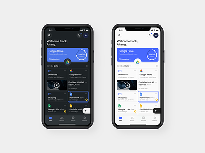 Redesign File Management 2 app application behance concept dark dark app dark ui design file file manager files folder folder design folders layout managment platform sketch sketchapp ui