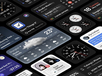 Tool Widgets 4 app application clock concept control control panel controller dark dark ui dashboard design document files layout schedule sketch timer ui widget widgets