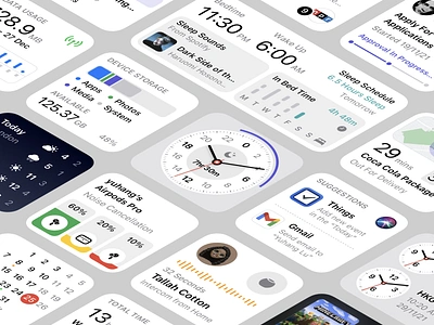 Tool Widgets 6 app application battery clock concept design human ios panel platform sketch sleep statistics tool tools ui widget widgets