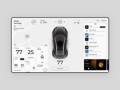 Car Platform app application behance car concept design platform sketch ui