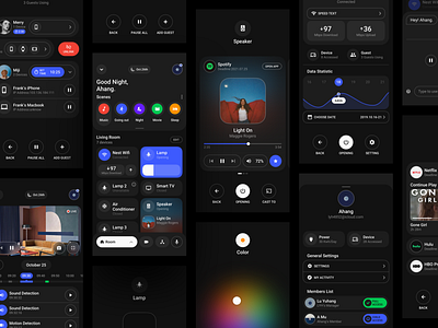 Redesign Smart Home app application behance concept design platform redesign sketch smart smarthome ui