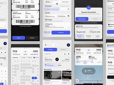 Flight Ticket Concept Application app application behance concept design flight flight booking flightbooking flights layout layouts platform sketch travel trip ui