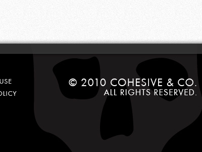 Cohesive Redesign 2010 Footer