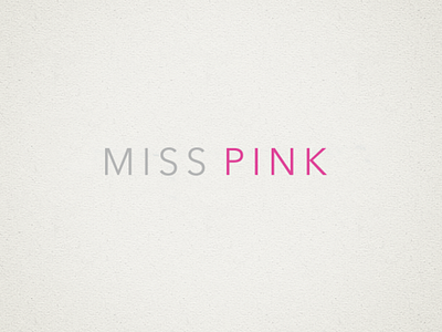 Miss Pink Logo Variation