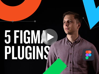 🎥 New Video — 5 Figma Plugins for UI/UX Designers in 2021 figma figma design figma plugins figma tutorial plugins