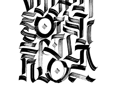 modern blackletter calligraphy