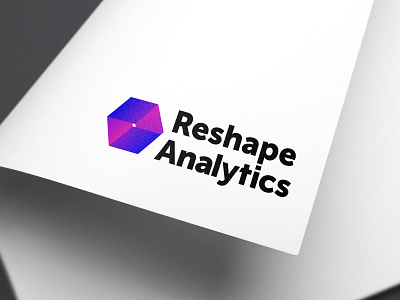 Reshape Analytics logo branding identity logo logodesign logotype type fight typography wordmark