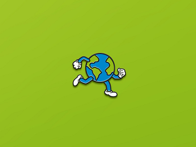 Planet Erf Mascot Pin