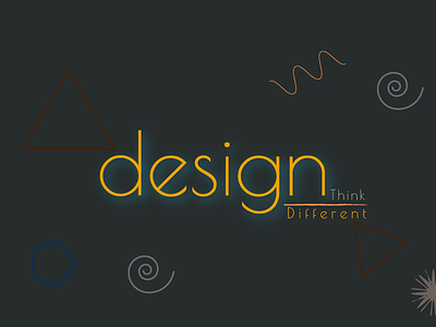 Design Different basic design design different think different