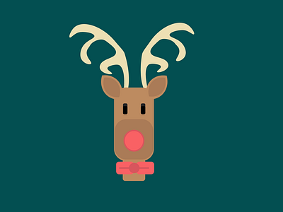 Reindeer adobe christmas drawing illustration reindeer santa