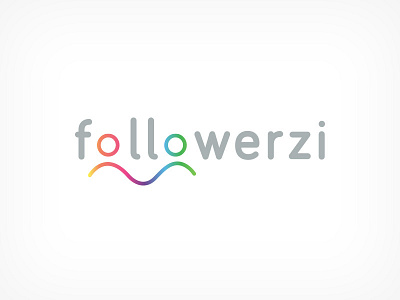 Followerzi Logo brand branding colors gradient graphic design identity logo social media typography