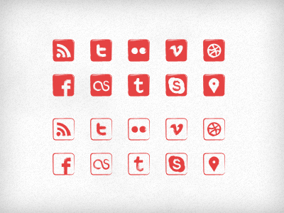 "Seal" Social Icons (PSD)