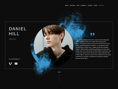 Creative Web Portfolio Design design illustration ui ux web website