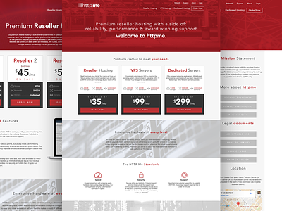 Httpme corporate creative design mobile portfolio responsive ui web website