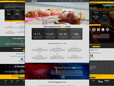 Eleven2 corporate creative design mobile portfolio responsive ui web website