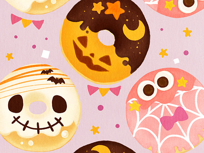 Halloween Donuts pattern
