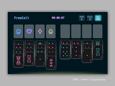 Free Cell Game UI