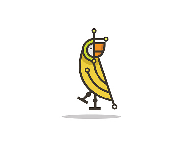 parrot animation app branding design icon illustration illustrator logo minimal parrot logo vector web