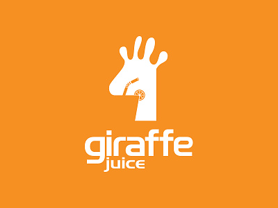 Giraffe juice animation app branding design giraffe healthy icon illustration illustrator juice logo smart typography typography logo unique vector
