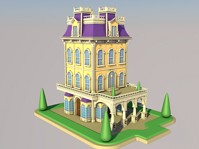 Victorian Architecture - Cinema4D