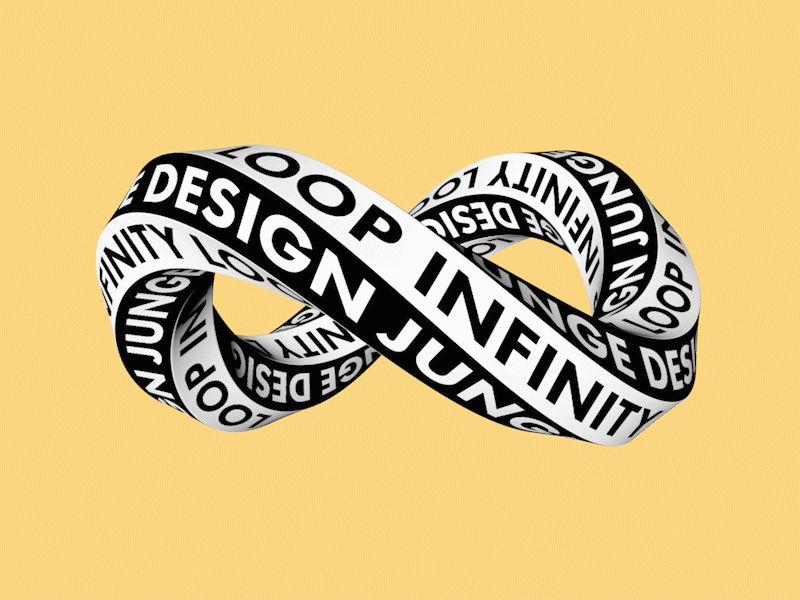 Infinity Loop 3d art animation branding c4d cinema4d icon illustrator infiniteloop infinity logo loop minimal typo typography