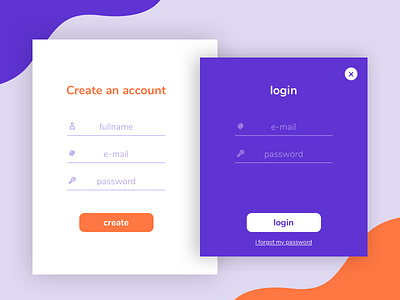 Sign in / Sign up UI Concept - Daily ui 01