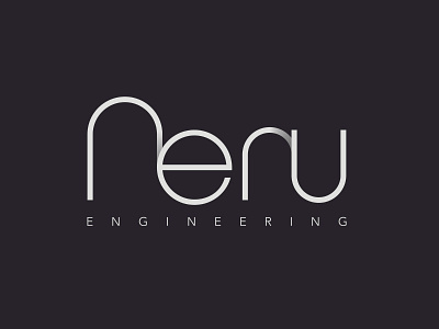 Neru Engineering branding design engineering logo