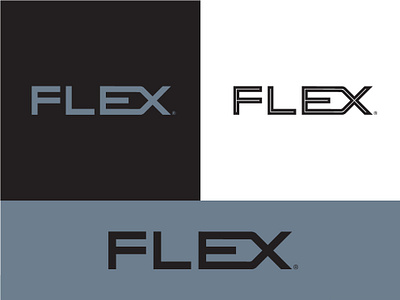 FLEX branding clean design icon illustration logo modern typography vector