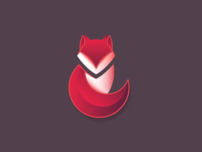 Logo dribbble fox design icon illustration illustrator logo vector web