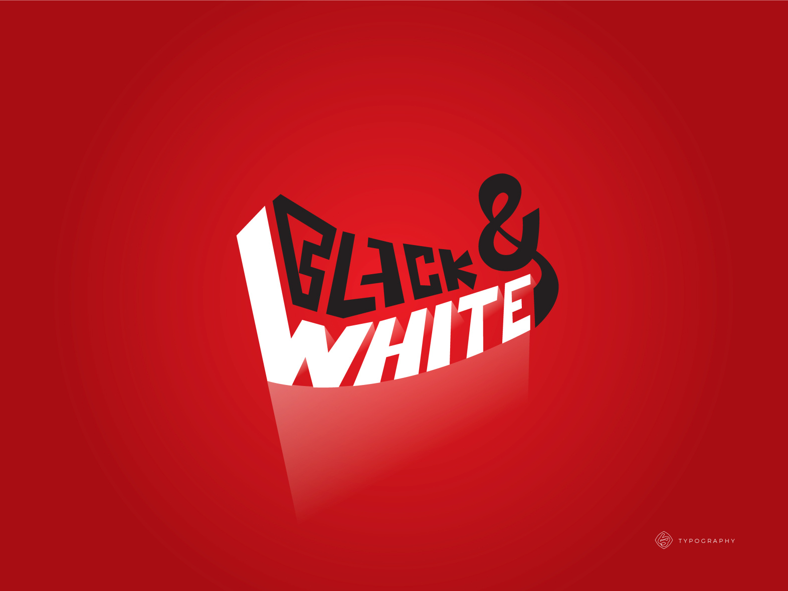 Black & White Typography by Shahnur Shuvo on Dribbble