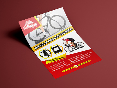 Bike Trainer Flyer advertisement advertising advertisment flyer flyer artwork flyer design flyers leaflet leaflet design leaflets