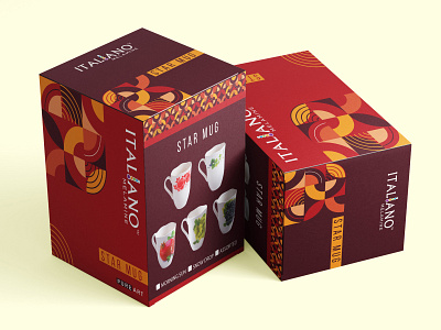 Italiano Mug Packaging melamine mug packaging packagingdesign productspackaging