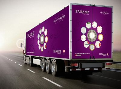 Vehicle branding design for Italiano Melamine advertise advertisement advertising advertisment branding graphic design vehicle