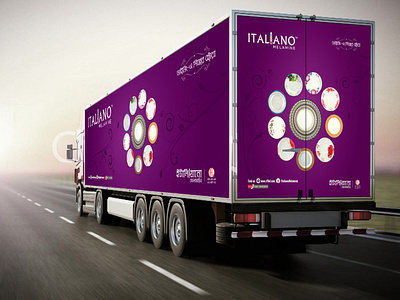 Vehicle branding design for Italiano Melamine