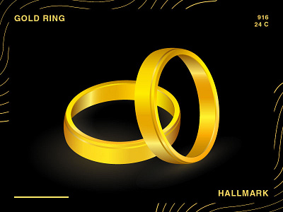 Gold Ring !!! brand branding design illustration vector