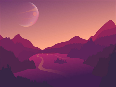 Planet Search!! design illustration vector vector art