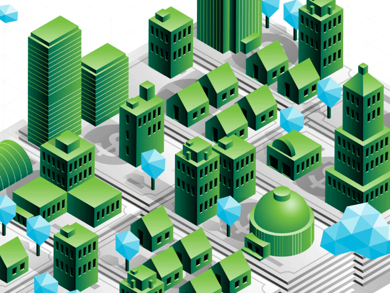 Another City buildings city illustration infography urban vector