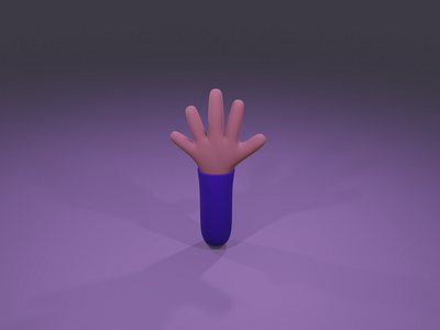 3D Hand illustration