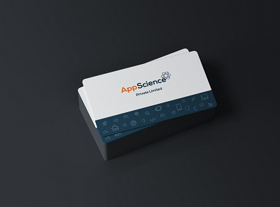 AppScience Business Card app app science brand brand design branding branding design business business card business card design business cards businesscard design information technology logo logo design science science and technology