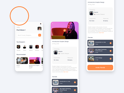 Designers online courses app