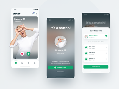 Planz. Mobile dating app