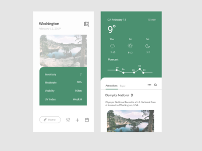 Weather App Design app design ui ux