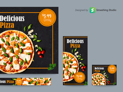 Free Pizza Shop Web Ads Banner Set