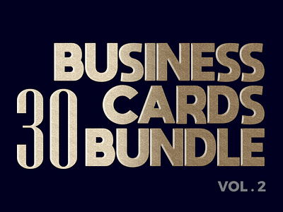 30 Business Card Bundle Vol.2
