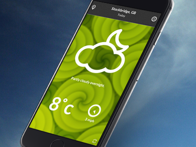 Cirrus One weather app android app bluxart ios app weather weather app weather icons web app
