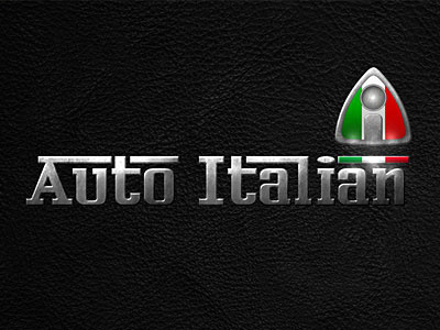 Auto Italian Car Workshop Logo automotive car logo metal